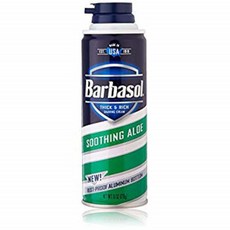 [구매대행] Barbasol Soothing Aloe Thick and Rich Shaving Cream 6 Ounce, 1, 단일상품
