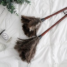 타조털 먼지털이 먼지떨이개 피규어청소 (3 size), 중