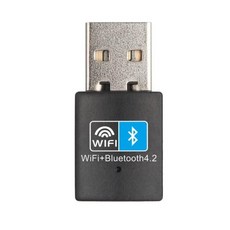 150Mbps USB 와이파이 블루투스 어댑터 2.4G USB 와이파이 네트워크 무선 WLAN 리시버 노트북 데스크탑 PC 액세서리 2 in 1 동글, 1개