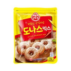 오뚜기 도나스믹스 1KG 쏘울푸드 홈캉스 완내스, 15개