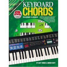 [원서] paperback Book Keyboard Chords (For Beginner to Advanced) 단행본 책 키보드 코드(초급부터 고급까지)