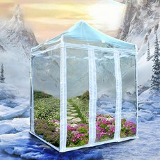 옥상 그늘막 다육이겨울나기 조립식 길고양이비닐하우스 천막, 2m x 3m, 천장덮개