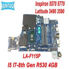 델노트북용 LA-F115P 마더보드 I5-8250U CPU Radeon 530 R7 M460 4GB 테스트 완료 15, 02 i7-8550U