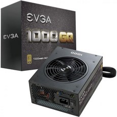 EVGA 210 GQ 0750 V1 750GQ 80+ GOLD 750W 세미모듈러 ECO 모드 5년 보증 전원공급장치 블랙, 1000W