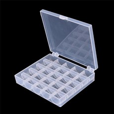 빈재봉틀 케이스 정리함 플라스틱 상자 25 스풀, 01 1pcs, 1개