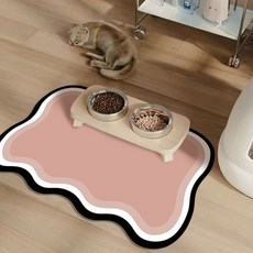 강아지 밥그릇 매트 규조토 식기매트 바닥 러그 고양이 반려동물 바닥매트, S-30x40cm, 1개, B