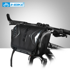 INBIKE NEW 자전거 라이딩 핸들가방, 퓨어블랙, 1개