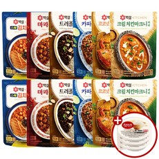 [백설 덮밥소스 맛보기세트] 덮밥소스 6종 각 2개씩 + 햇반3, 단품, 130g, 1세트