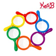 유아 관찰교구 컬러 돋보기 6종세트 과학적사고 창작 두뇌발달