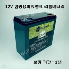캠핑용파워뱅크 감성캠핑용품 리튬배터리 12V 대용량 배터리, 1 12V 20AH