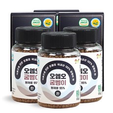 HACCP 국내산 100% 오엠오 굼벵이환, 3개, 100g