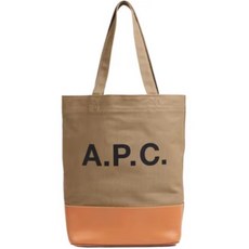 아페쎄에코백 캔버스 남녀공용 TOTE 에코백 코튼 토트백 BAG APC 가방 숄더백, 옵션03카키 라지