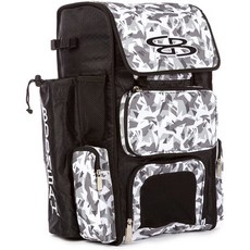 미국직배송 Boombah Superpack Bat Pack -백팩 Version (no Wheels) - Holds 2 Bats - Stealth Camo Seri, NavyColumbia_One Size, NavyColumbia