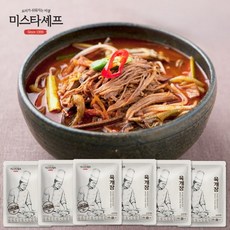 미스타셰프 육개장 600g, 6개