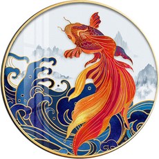 2021 최신 원형 보석십자수세트 50 x 50 cm, 1개, 10해왕