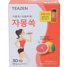 이마트 트레이더스 티젠 자몽 쏙 5g 30입 + 보틀