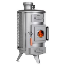 유진 고급형 화목 난로 30형 2.3T 철판 125mm 연통 호환 나무 캠핑 장작 컨테이너 펜션 야외 난방 용품