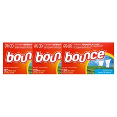 Bounce 런더리 시트 세탁세제 120시트 3팩, 3개