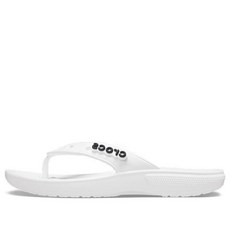 크록스(CROCS) 남성 클래식 플립 슬리퍼 쪼리 화이트 207713-100