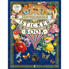 The Antiquarian Sticker Book: Over 1 000 Exquisite Victorian Stickers 앤티크 스티커북 빈티지 다꾸 디자인북