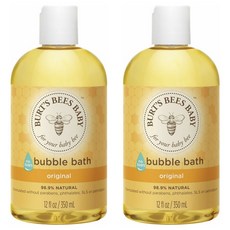 Burts Bees 버츠비 베이비 버블 배스 목욕 350ml 2팩