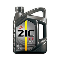 ZIC X7 5W30 4L 가솔린 LPG 엔진오일, 1개