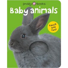 (영문도서) Bright Baby Touch & Feel Baby Animals Board Books, Priddy Books Us, English, 9780312498580