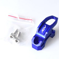 adv350봉지걸이 다용도 오토바이 핸들 후크봉지걸이 조각 나사 검은색 Khk014, 블루 한 벌, 1개
