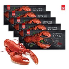 [KT알파쇼핑][오션킹] 캐나다 자숙 랍스터 5팩 총2.1Kg이상(1팩당 400-500g), 5개