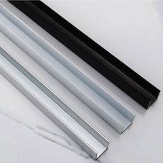C형강 알루미늄 합금 가이드 패널 6스틱 100MM TS14 28x14x11x2 연결, 10*10*1.0블랙/화이트 1m*6개입, 1개