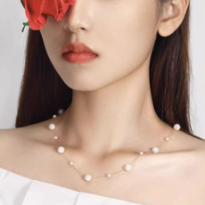아카누스 별이빛나리 데일리 진주 목걸이