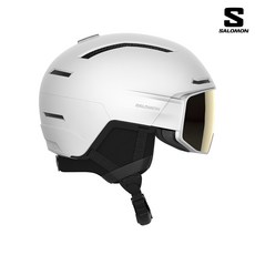 살로몬 드라이버 프로 시그마 DRIVER PRO SIGMA 바이저 헬멧 스키 보드 헬멧, WHITE L(59-62)