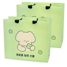 도나와 친구들 취향을 담은 선물 쇼핑백, 02 행운을 담은 선물 2호, 2개