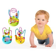 아기장난감원목롤러코스터