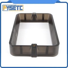 [해외] 소재 랙 투명 블랙 178*120mm 플라스틱 수지 vat 5pcs fep 필름 광자 dlp sla wanhao d7 3d 프린터, Resin and FEP Film