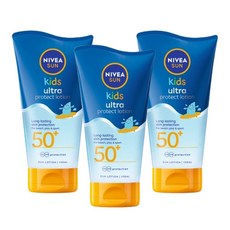 니베아 선키즈 울트라 프로텍트 로션(SPF 50+) 150ml, 3개
