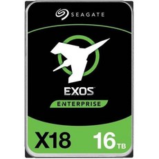 시게이트 Exos X18 16TB 하드 드라이브 7200RPM CMR (SATA 타입)