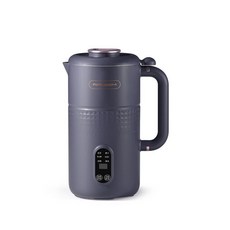 휴대성이 편리한 죽제조기 휴대용 다기능 아침 식사 보조 식품 두유 메이커 600ml 가열 컵, Blue_EU