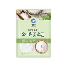 청정원 요리용 꽃소금, 1kg, 6개