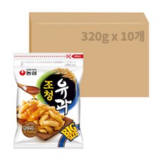 농심 조청유과 지퍼백 대용량 320g x 10개, 300g