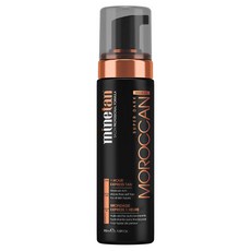 minetan my moroccan self tan foam 강렬한 수분 공급을위한 아르간 오일 강화 셀프 태너 무스 비건 6.7 fl oz, One Size