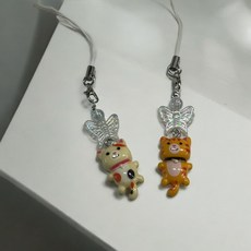 나비와 고양이 키링