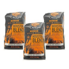 Cafe Ole Houston Blend Medium Whole Bean Coffee 카페 올레 휴스턴 블렌드 미디엄 로스트 홀빈 원두커피, 340g, 3개