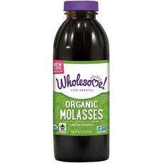 Wholesome 당밀 몰라세스 시럽 472ml Organic Blackstrap Molasses, 473ml, 1개