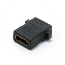 커넥터 HDMI(F) to 연장 젠더 PC 음성 커넥터 연결 컴퓨터 AV PC 부품 변환 커넥터 금도금 음성 영상, ◑▨상품선택◎♣Me