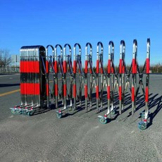 스테인리스 자바라 대문 공장 학교 입구 접이식 휀스, 상세페이지 참고, 1.6x5m