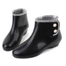 니나스파리 투버튼 Ankle 레인부츠 3S320