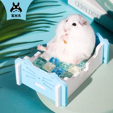 햄스터용 여름 쿨링 침대 매트 꾸미기 인테리어, 마노 레드 크리스탈 쿠션 -15 × 15cm, 1개