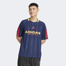 아디다스 ADIDAS 퍼포먼스 공용 하우스 오브 티로 네이션스 팩 저지 축구유니폼스타일 티셔츠 데일리 루즈핏 티셔츠 KB5571