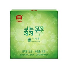 대익 보이차 생차 7년진 사각81g 미니 사각 1401, 1개, 81g, 1개입